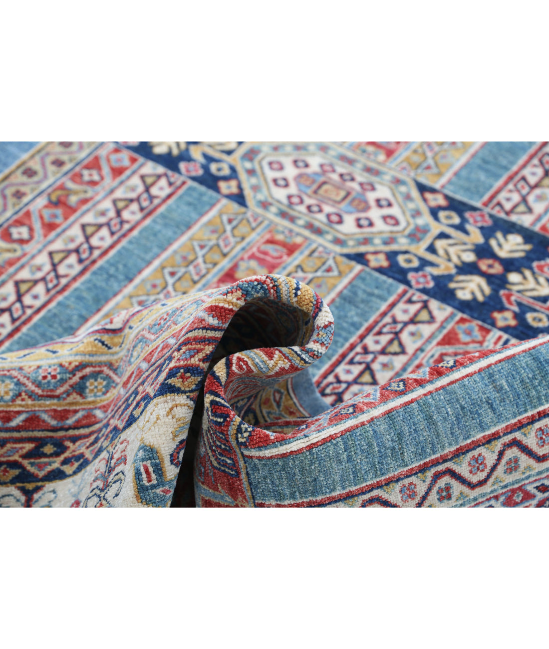 Shaal 5'10'' X 7'8'' Hand-Knotted Wool Rug 5'10'' x 7'8'' (175 X 230) / Multi / Multi