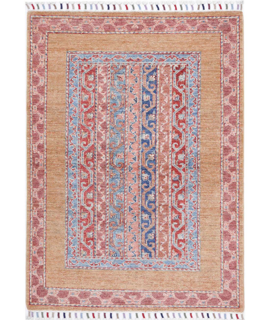 Shaal 2'10'' X 4'0'' Hand-Knotted Wool Rug 2'10'' x 4'0'' (85 X 120) / Multi / Multi