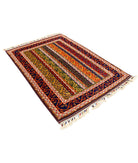 Shaal 4'5'' X 6'3'' Hand-Knotted Wool Rug 4'5'' x 6'3'' (133 X 188) / Multi / Multi