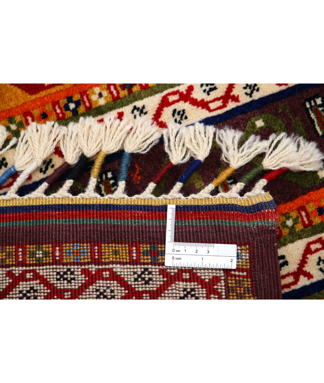 Shaal 4'5'' X 6'3'' Hand-Knotted Wool Rug 4'5'' x 6'3'' (133 X 188) / Multi / Multi