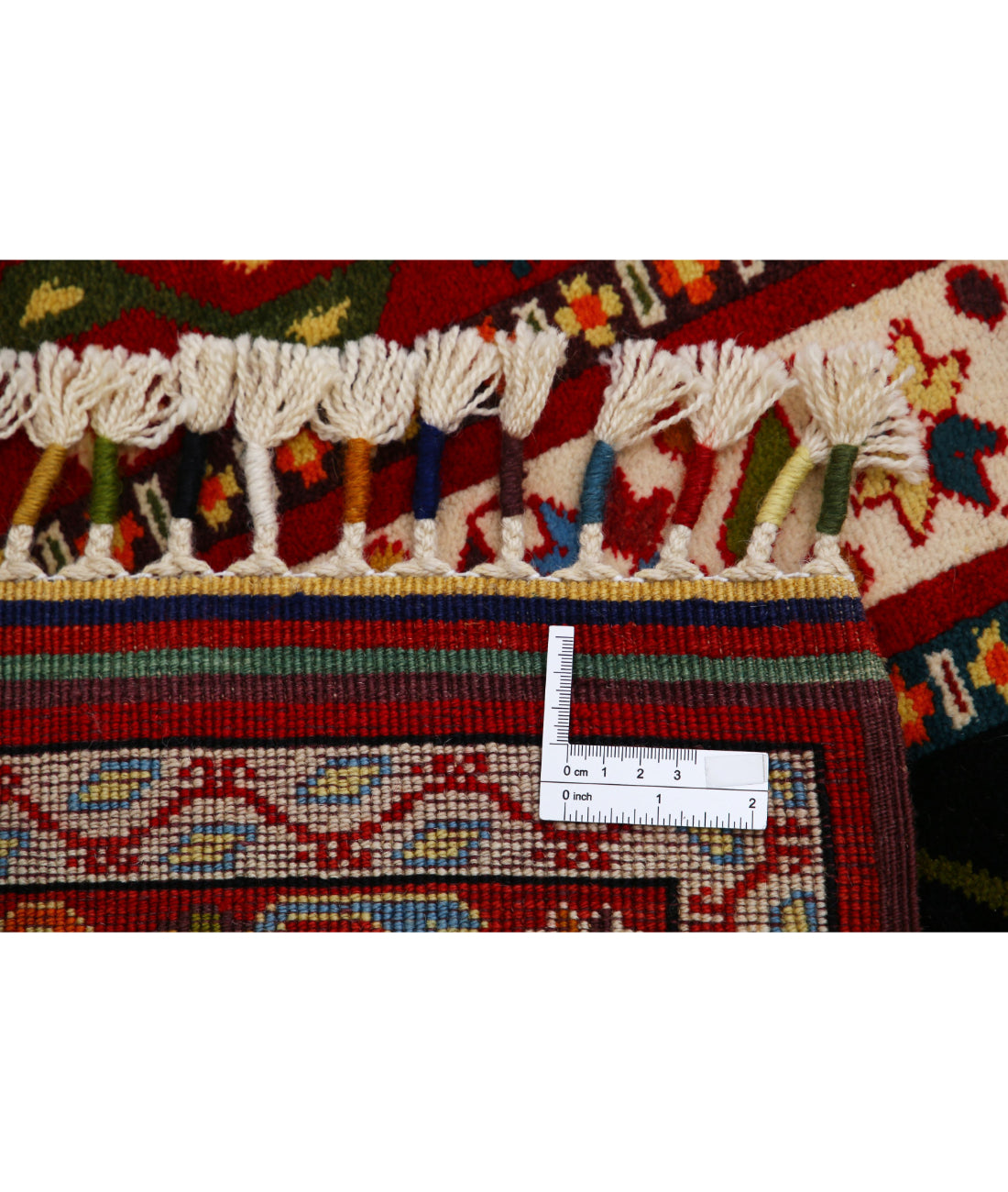 Shaal 4'5'' X 6'2'' Hand-Knotted Wool Rug 4'5'' x 6'2'' (133 X 185) / Multi / Multi