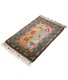 Shaal 2'1'' X 3'2'' Hand-Knotted Wool Rug 2'1'' x 3'2'' (63 X 95) / Multi / Multi