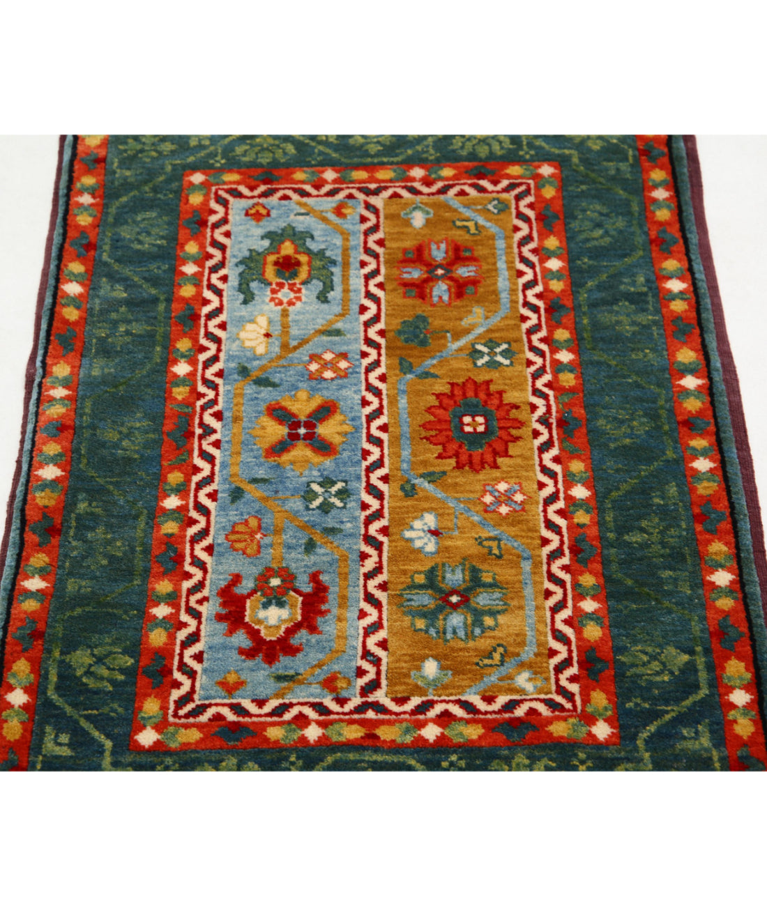 Shaal 2'1'' X 3'2'' Hand-Knotted Wool Rug 2'1'' x 3'2'' (63 X 95) / Multi / Multi