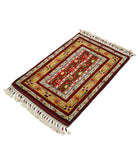 Shaal 2'1'' X 3'2'' Hand-Knotted Wool Rug 2'1'' x 3'2'' (63 X 95) / Multi / Multi