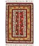 Shaal 2'1'' X 3'2'' Hand-Knotted Wool Rug 2'1'' x 3'2'' (63 X 95) / Multi / Multi