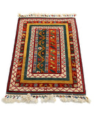 Shaal 2'1'' X 3'2'' Hand-Knotted Wool Rug 2'1'' x 3'2'' (63 X 95) / Multi / Multi
