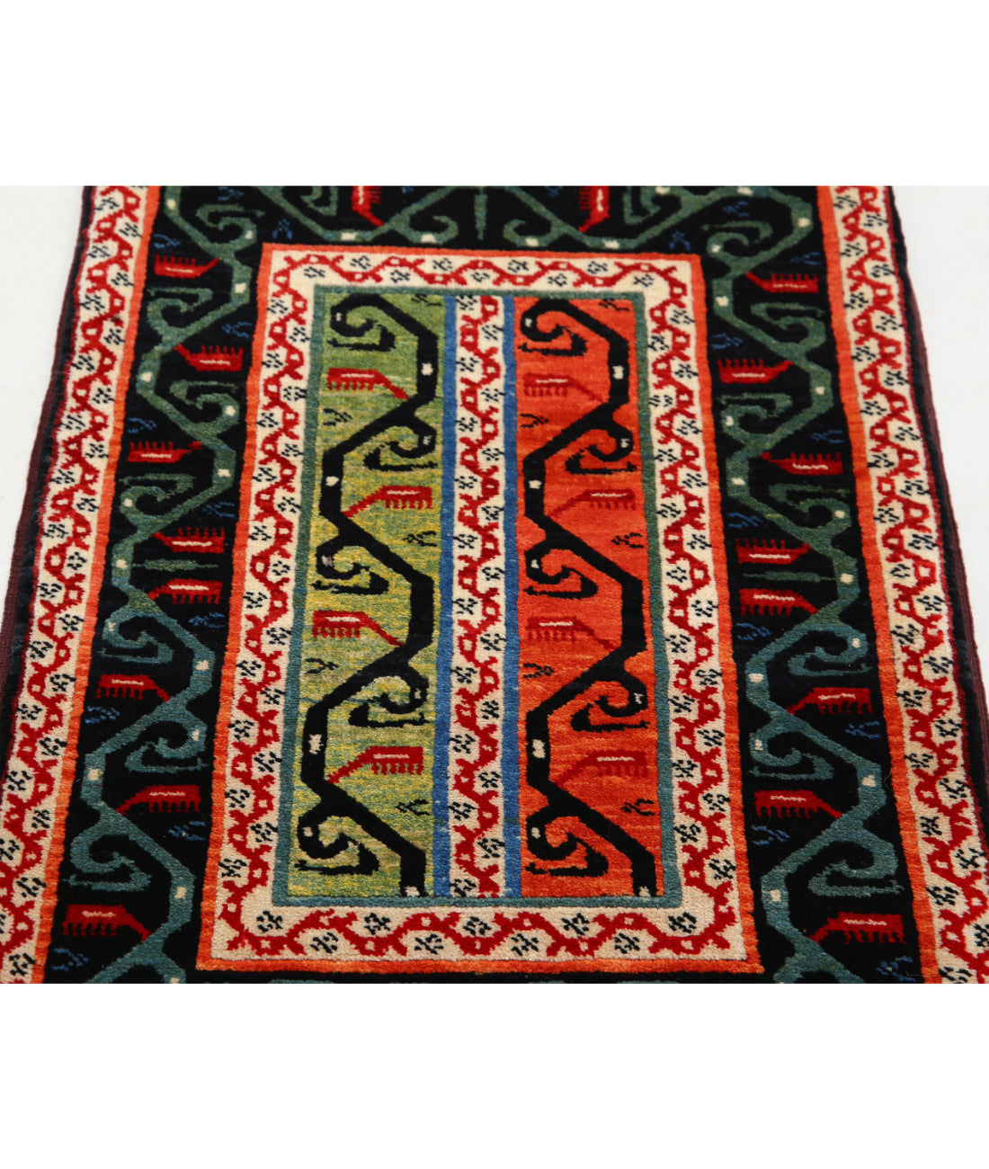 Shaal 2'1'' X 3'1'' Hand-Knotted Wool Rug 2'1'' x 3'1'' (63 X 93) / Multi / Multi