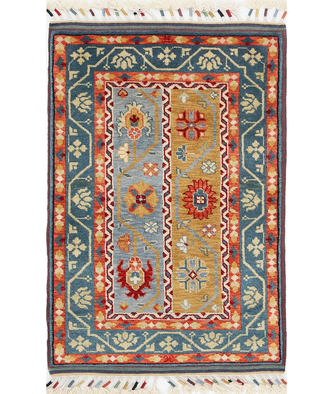 Shaal 2'0'' X 3'2'' Hand-Knotted Wool Rug 2'0'' x 3'2'' (60 X 95) / Multi / Multi