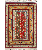 Shaal 2'1'' X 3'2'' Hand-Knotted Wool Rug 2'1'' x 3'2'' (63 X 95) / Multi / Multi