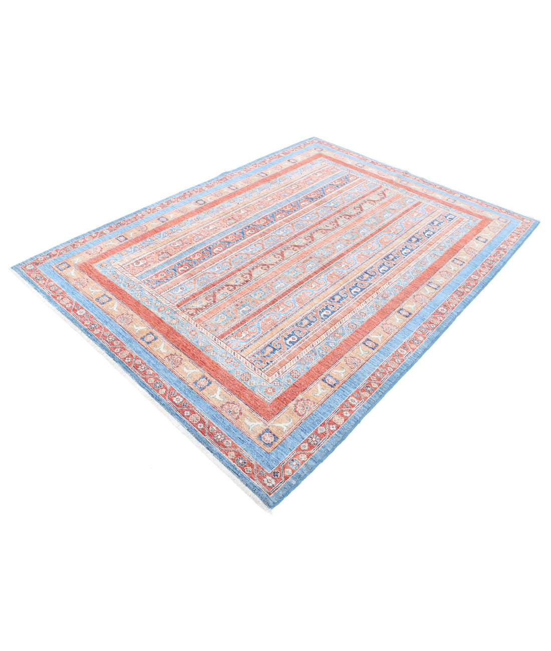 Shaal 5'9'' X 7'8'' Hand-Knotted Wool Rug 5'9'' x 7'8'' (173 X 230) / Multi / Multi