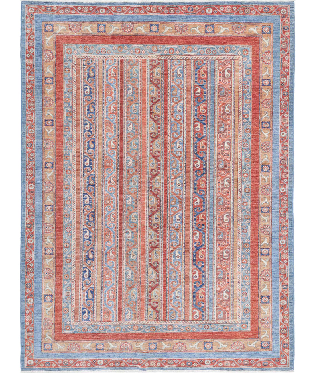 Shaal 5'9'' X 7'8'' Hand-Knotted Wool Rug 5'9'' x 7'8'' (173 X 230) / Multi / Multi