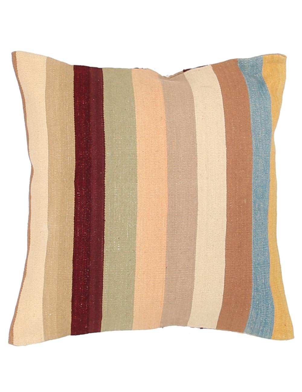 Pillows 2' 5" X 2' 5" Hand-Woven Wool Pillow 2' 5" X 2' 5" (74 X 74) / Multi / Multi