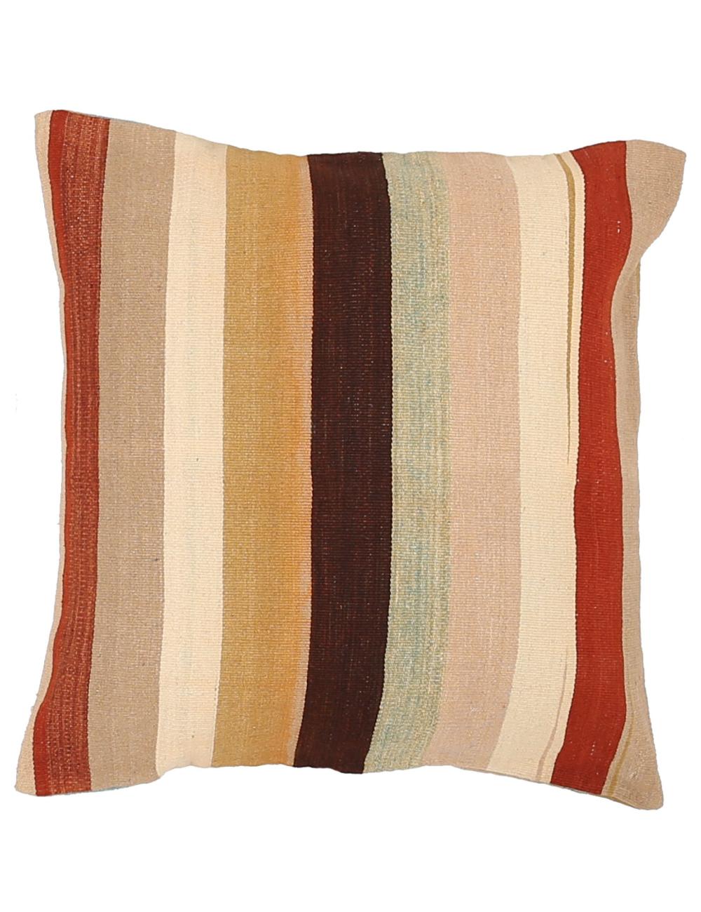 Pillows 2' 5" X 2' 5" Hand-Woven Wool Pillow 2' 5" X 2' 5" (74 X 74) / Multi / Multi