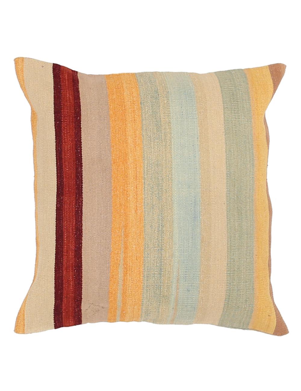 Pillows 2' 5" X 2' 5" Hand-Woven Wool Pillow 2' 5" X 2' 5" (74 X 74) / Multi / Multi