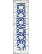 Sultanabad 2' 8" X 9' 9" Hand-Knotted Wool Rug 2' 8" X 9' 9" (81 X 297) / Blue / Ivory