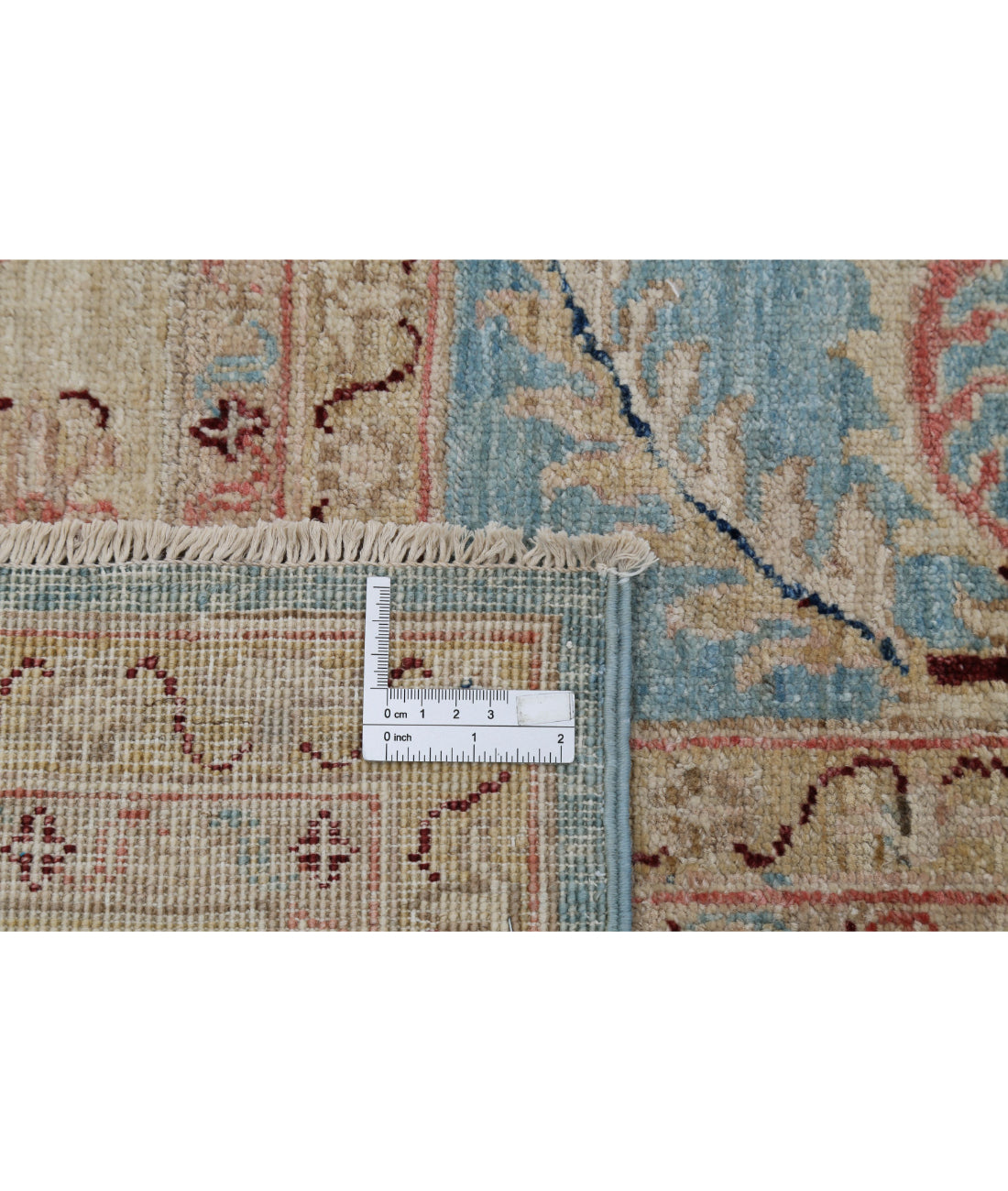 Sultanabad 6'5'' X 7'9'' Hand-Knotted Wool Rug 6'5'' x 7'9'' (193 X 233) / Ivory / Blue