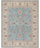 Sultanabad 6'5'' X 7'9'' Hand-Knotted Wool Rug 6'5'' x 7'9'' (193 X 233) / Ivory / Blue