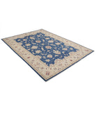 Sultanabad 5'6'' X 7'7'' Hand-Knotted Wool Rug 5'6'' x 7'7'' (165 X 228) / Ivory / Blue