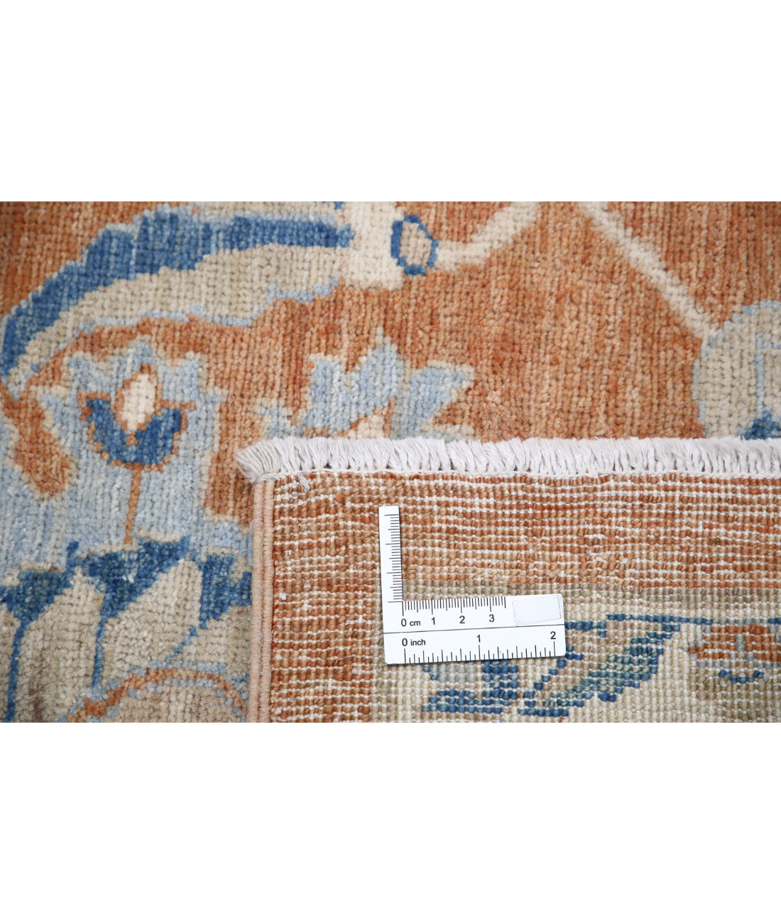 Sultanabad 8'11'' X 11'8'' Hand-Knotted Wool Rug 8'11'' x 11'8'' (268 X 350) / Orange / Beige