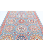 Suzani 6'3'' X 8'8'' Hand-Knotted Wool Rug 6'3'' x 8'8'' (188 X 260) / Blue / Red