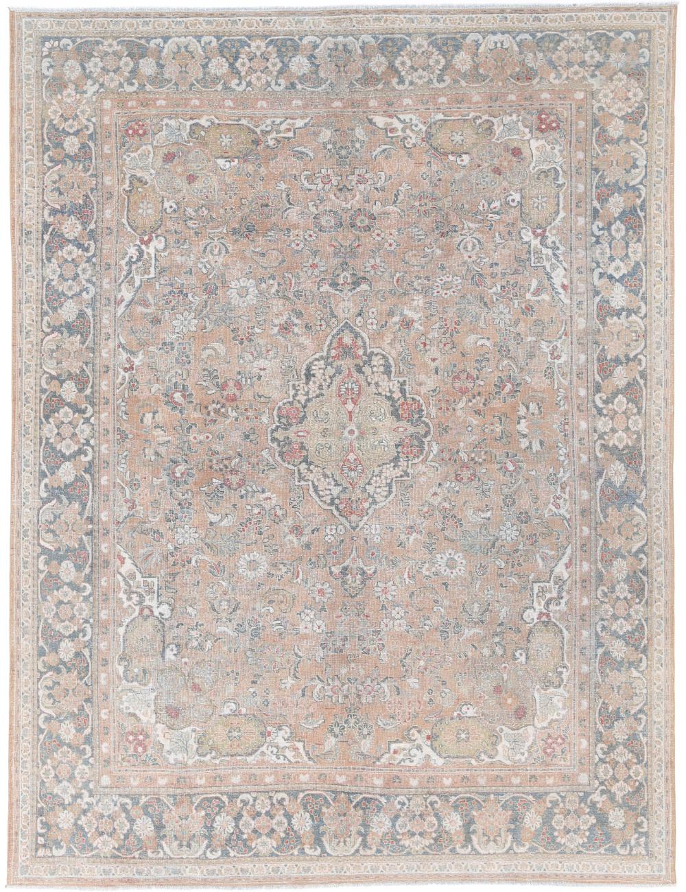 Tabriz 8' 8" X 11' 10" Hand-Knotted Wool Rug 8' 8" X 11' 10" (264 X 361) / Taupe / Grey