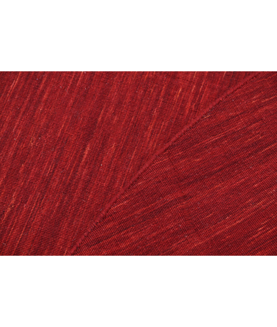 Vista 9'6'' X 9'8'' Hand-Knotted Wool Rug 9'6'' x 9'8'' (285 X 290) / Red / Red