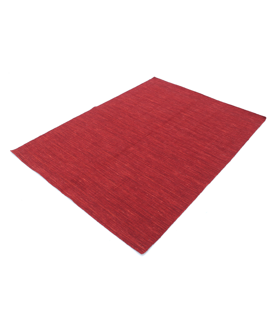 Vista 4'6'' X 6'2'' Power-Loomed Wool Rug 4'6'' x 6'2'' (135 X 185) / Red / Red