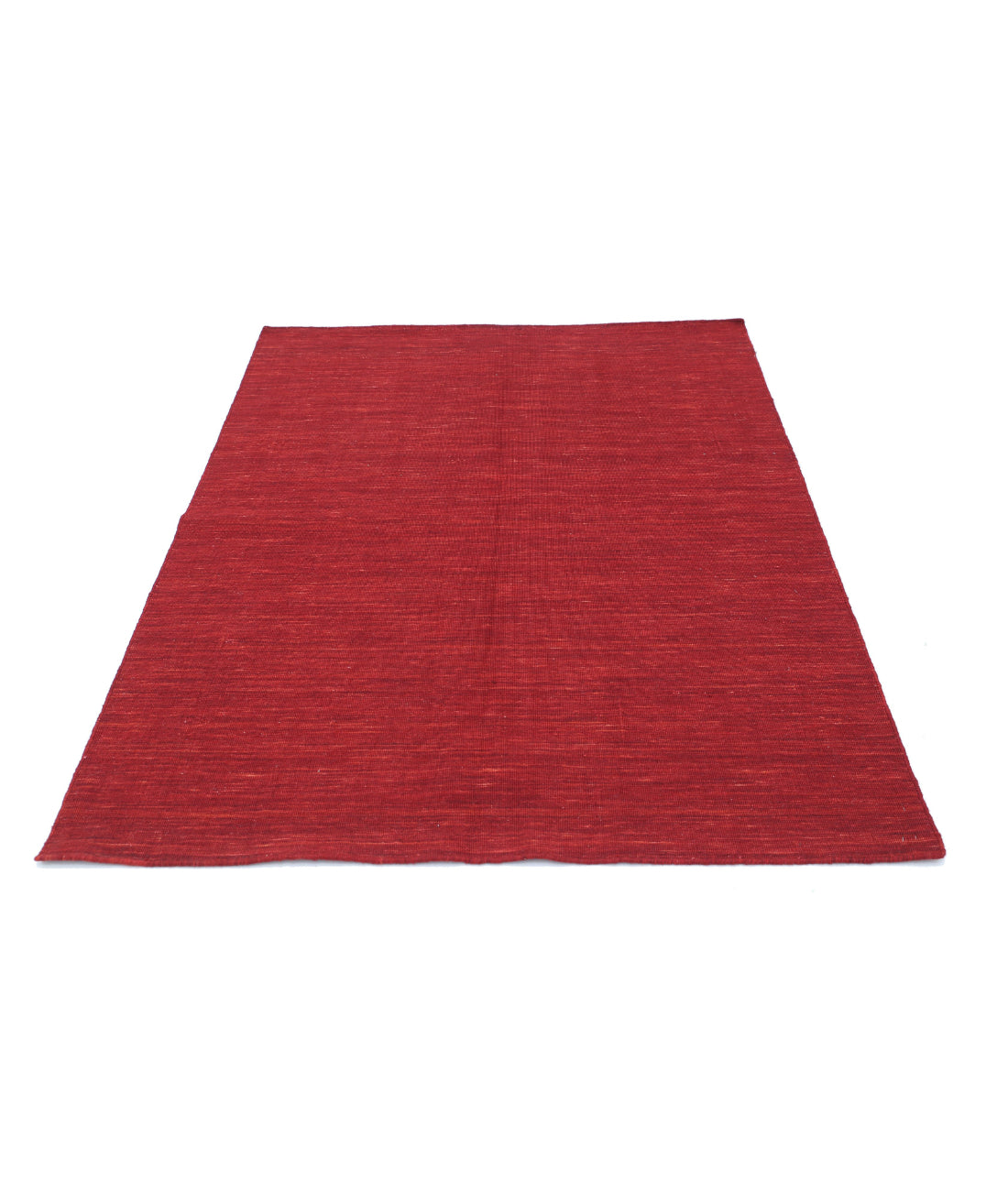 Vista 4'6'' X 6'2'' Power-Loomed Wool Rug 4'6'' x 6'2'' (135 X 185) / Red / Red