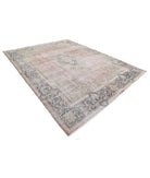 Vintage 9'6'' X 12'9'' Hand-Knotted Wool Rug 9'6'' x 12'9'' (285 X 383) / Rust / Blue