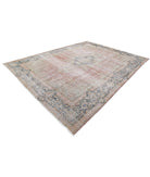 Vintage 9'6'' X 12'9'' Hand-Knotted Wool Rug 9'6'' x 12'9'' (285 X 383) / Rust / Blue