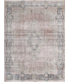 Vintage 9'6'' X 12'9'' Hand-Knotted Wool Rug 9'6'' x 12'9'' (285 X 383) / Rust / Blue