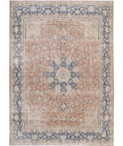 Vintage 9'9'' X 12'11'' Hand-Knotted Wool Rug 9'9'' x 12'11'' (293 X 388) / Ivory / Blue