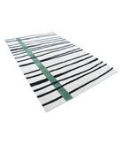 Vista 6'3'' X 9'7'' Hand-Tuffted Wool Rug 6'3'' x 9'7'' (295 X 395) / Ivory / Black