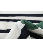 Vista 6'3'' X 9'7'' Hand-Tuffted Wool Rug 6'3'' x 9'7'' (295 X 395) / Ivory / Black