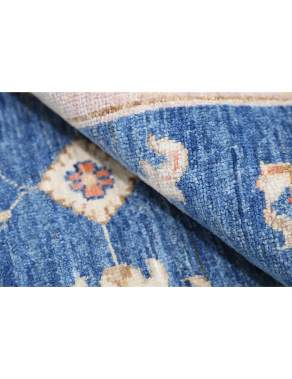 Ziegler 2' 7" X 4' 0" Hand-Knotted Wool Rug 2' 7" X 4' 0" (79 X 122) / Blue / Lilac