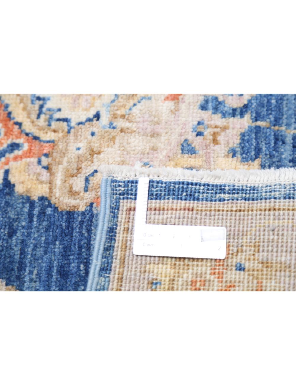 Ziegler 2' 7" X 4' 0" Hand-Knotted Wool Rug 2' 7" X 4' 0" (79 X 122) / Blue / Lilac