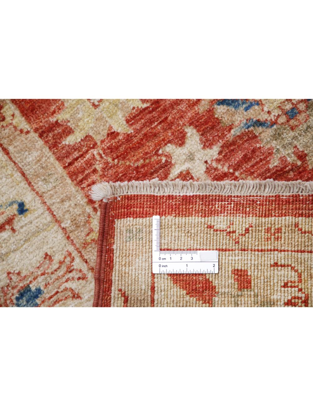 Ziegler 2' 7" X 3' 9" Hand-Knotted Wool Rug 2' 7" X 3' 9" (79 X 114) / Red / Beige