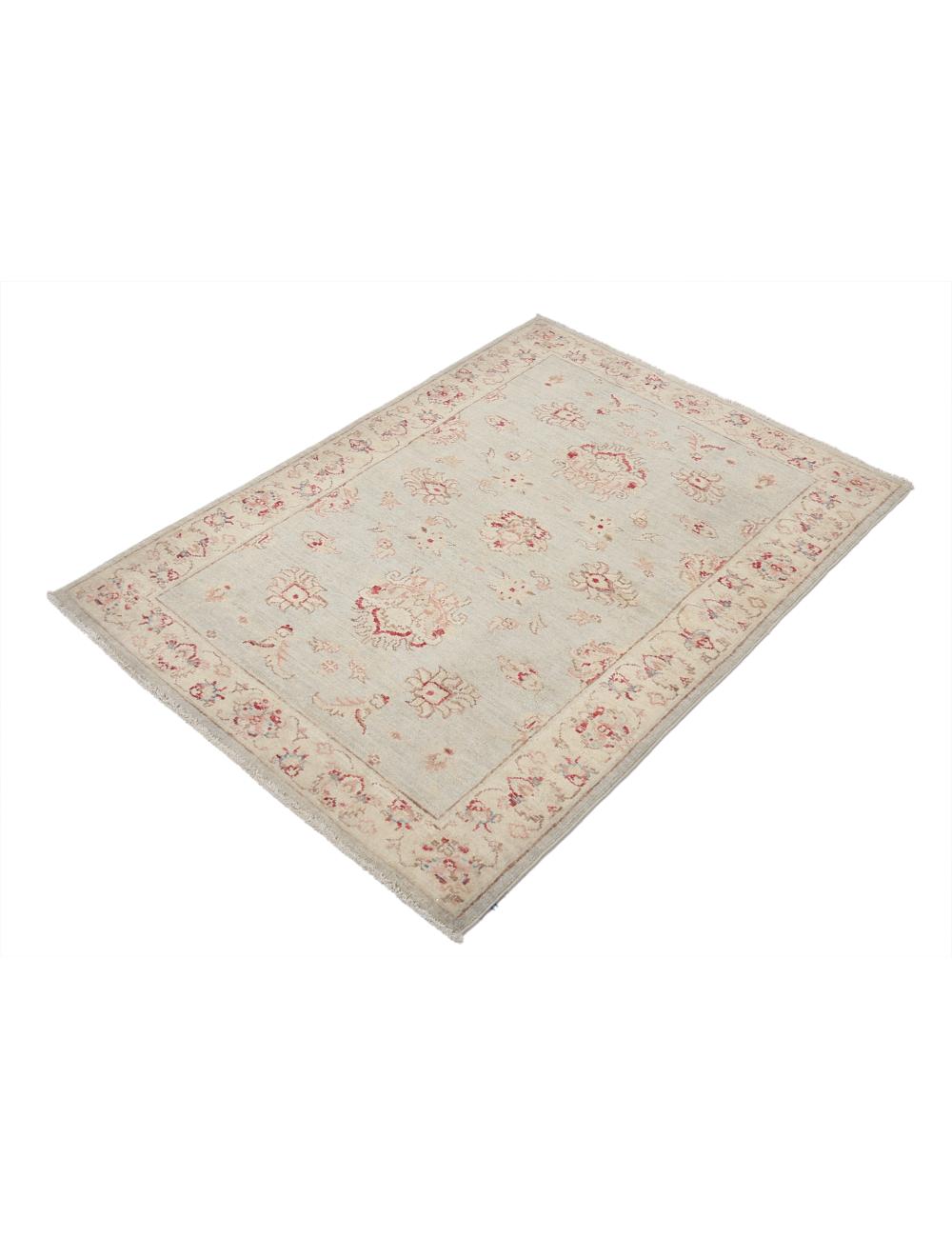 Ziegler 3' 0" X 4' 2" Hand-Knotted Wool Rug 3' 0" X 4' 2" (91 X 127) / Blue / Ivory