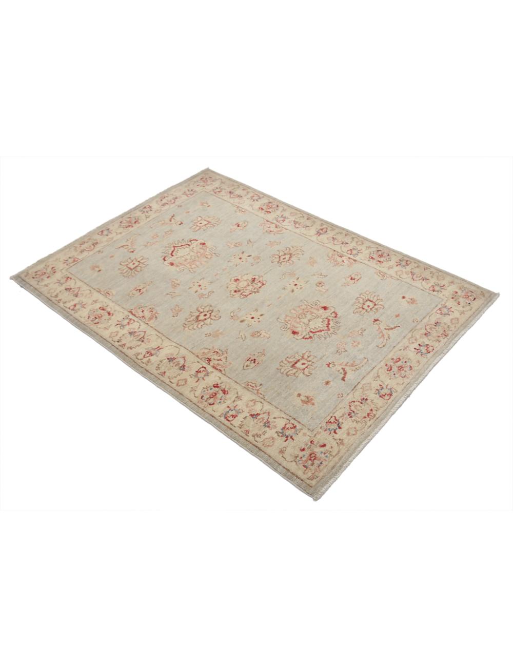 Ziegler 3' 0" X 4' 2" Hand-Knotted Wool Rug 3' 0" X 4' 2" (91 X 127) / Blue / Ivory