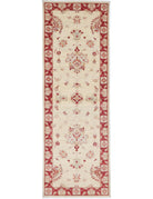 Ziegler 2' 7" X 8' 4" Hand-Knotted Wool Rug 2' 7" X 8' 4" (79 X 254) / Ivory / Red