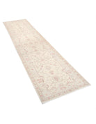 Ziegler 2' 7" X 9' 7" Hand-Knotted Wool Rug 2' 7" X 9' 7" (79 X 292) / Ivory / Blue