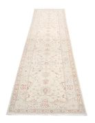 Ziegler 2' 7" X 9' 7" Hand-Knotted Wool Rug 2' 7" X 9' 7" (79 X 292) / Ivory / Blue