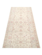 Ziegler 2' 7" X 9' 7" Hand-Knotted Wool Rug 2' 7" X 9' 7" (79 X 292) / Ivory / Blue