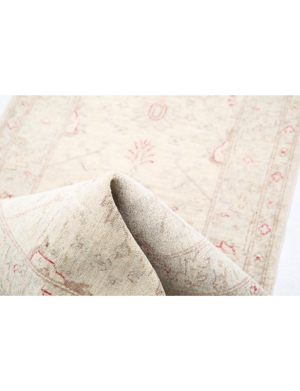 Ziegler 2' 7" X 9' 7" Hand-Knotted Wool Rug 2' 7" X 9' 7" (79 X 292) / Ivory / Blue