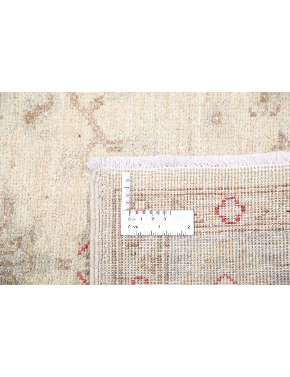 Ziegler 2' 7" X 9' 7" Hand-Knotted Wool Rug 2' 7" X 9' 7" (79 X 292) / Ivory / Blue