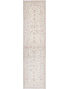Ziegler 2' 7" X 9' 7" Hand-Knotted Wool Rug 2' 7" X 9' 7" (79 X 292) / Ivory / Blue