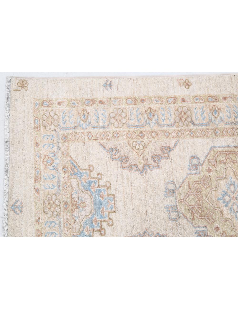 Ziegler 2' 7" X 7' 9" Hand-Knotted Wool Rug 2' 7" X 7' 9" (79 X 236) / Ivory / Beige