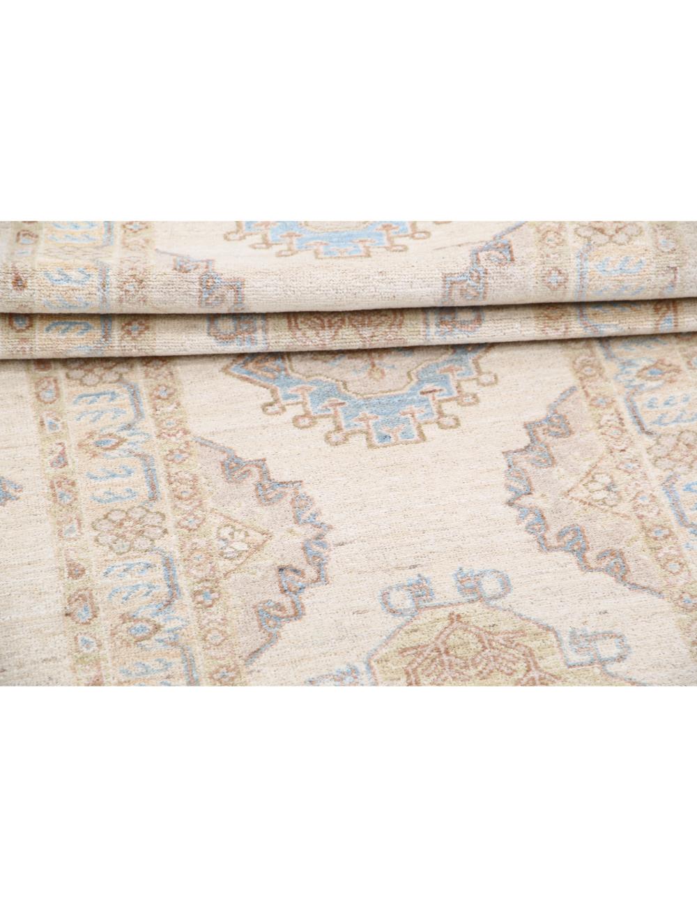 Ziegler 2' 7" X 7' 9" Hand-Knotted Wool Rug 2' 7" X 7' 9" (79 X 236) / Ivory / Beige