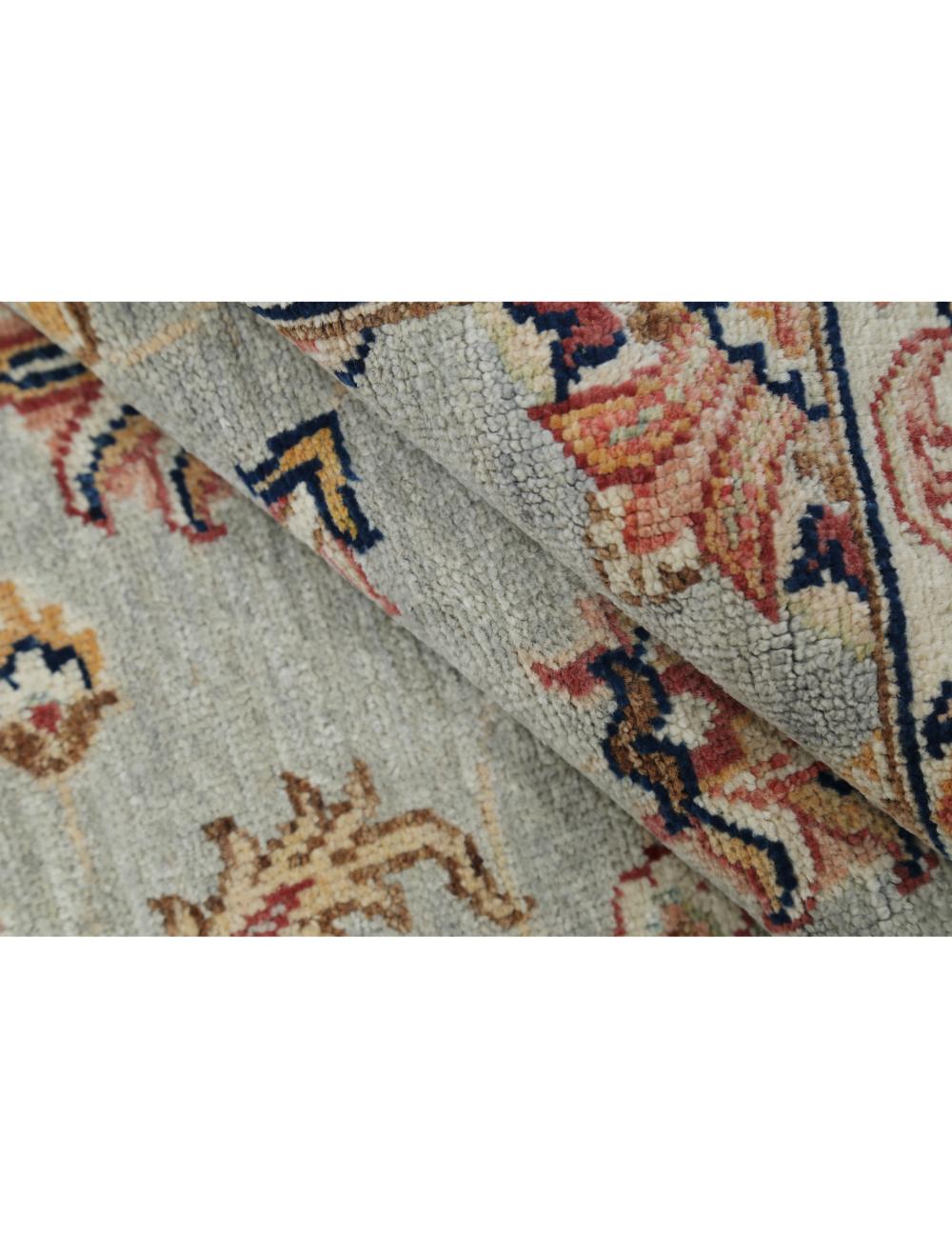 Ziegler 2' 11" X 4' 3" Hand-Knotted Wool Rug 2' 11" X 4' 3" (89 X 130) / Blue / Ivory