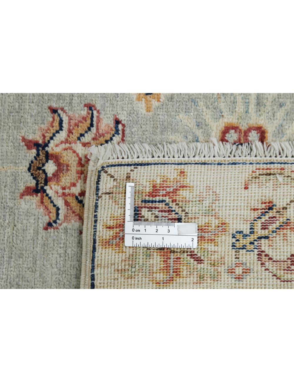 Ziegler 2' 11" X 4' 3" Hand-Knotted Wool Rug 2' 11" X 4' 3" (89 X 130) / Blue / Ivory